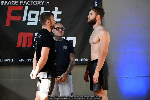 2023-07-01 Champions Fight Milano 00876 Khaled Bechikh-Matteo Ceccarelli